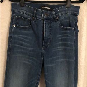 Express high rise skinny jeans